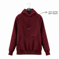 BASIC - MAROON ULTRA FLEECE HOODIE