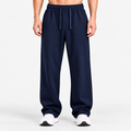 ALL NAVY RELAXED FIT TERRY BOTTOM