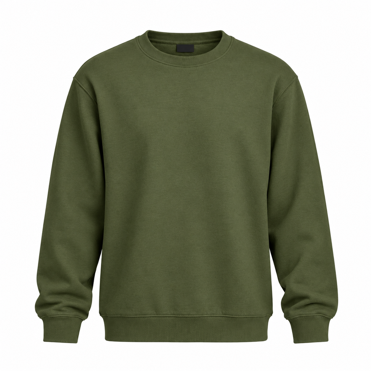 BASIC - OLIVE SWEAT-SHIRT